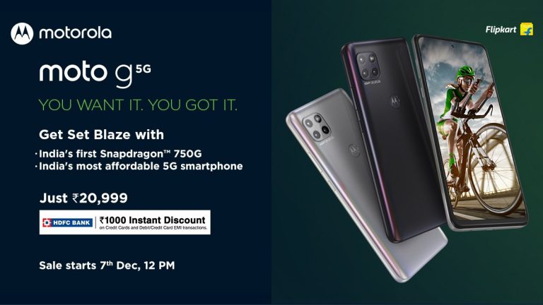Moto G 5G Launched in India: “India’s most affordable 5g smartphone”
