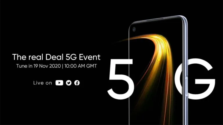 Realme 7 5G is launching on November 19