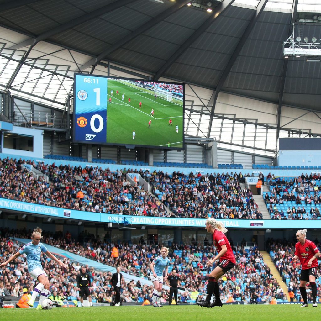 manchester derby WSL Manchester derby can be viewed for FREE on Saturday