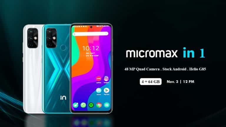 Micromax IN Note 1 launched in India at INR 10,999