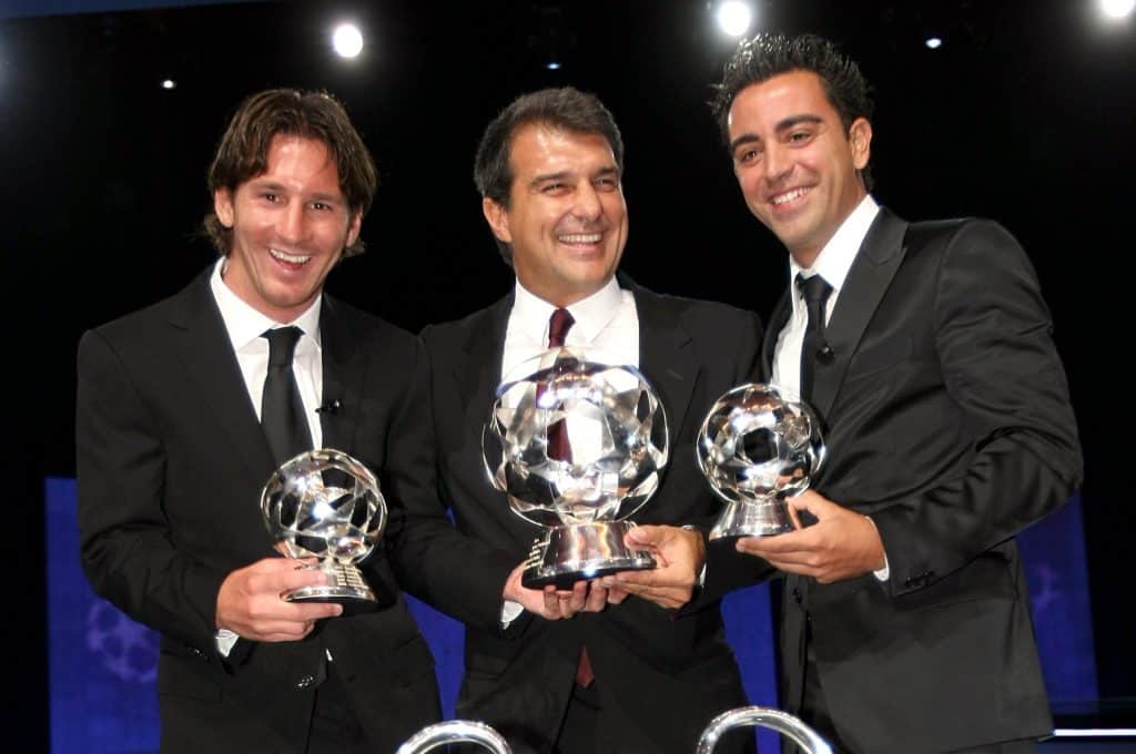 messi laporta xavi Joan Laporta would use all his art to convince Messi to stay at Barcelona