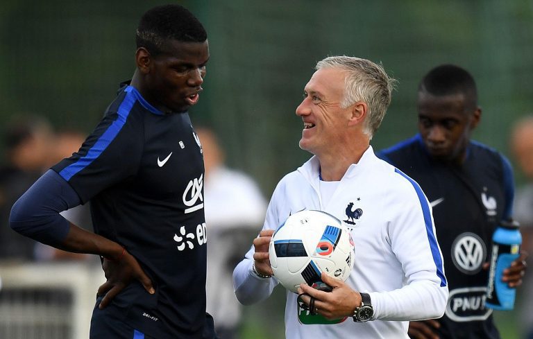 Didier Deschamps has spoken again about Paul Pogba’s situation at Manchester United