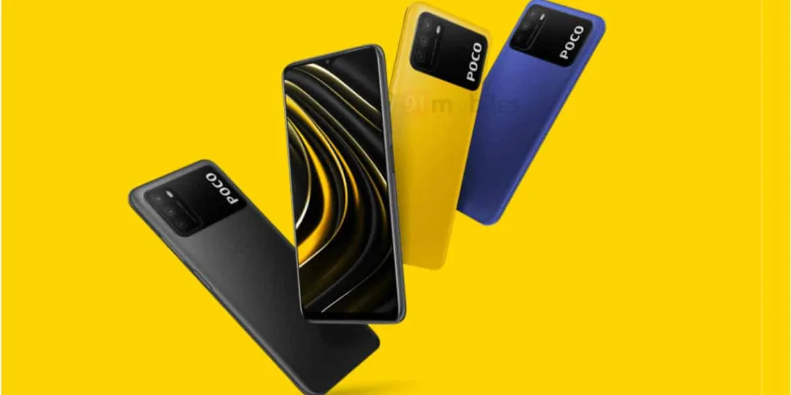 New POCO M3 renders reveals a dual-tone camera module and textured back panel