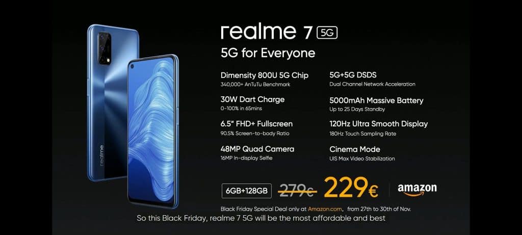 re2 Realme 7 5G announced with Dimensity 800U and 120Hz display