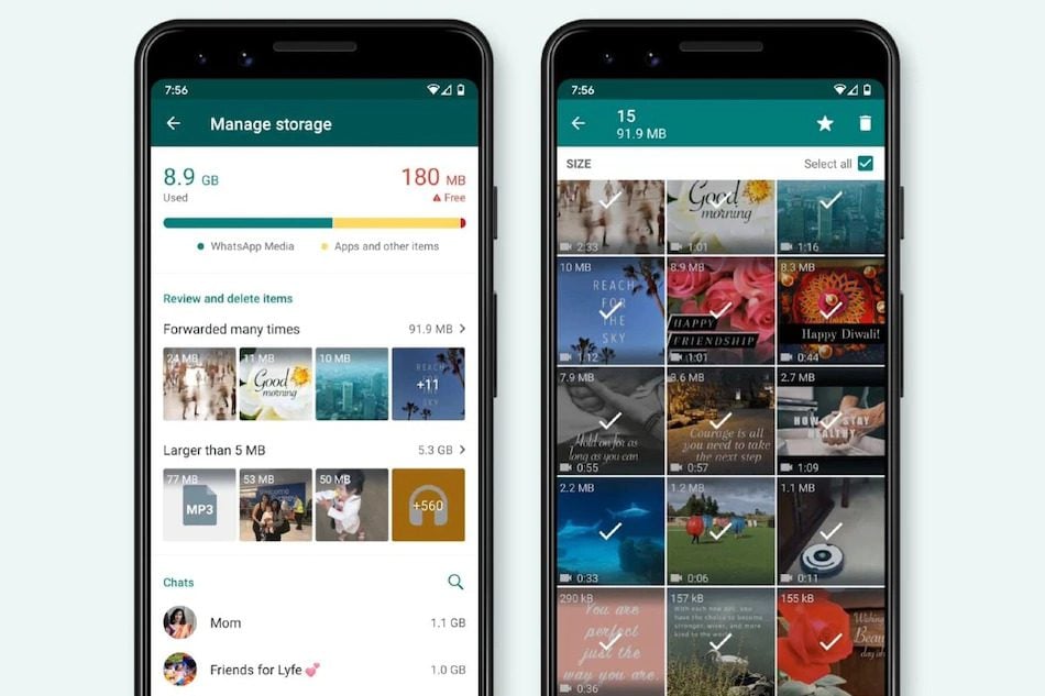 whatsapp storage management tool redesign image 1604395883449 WhatsApp Update: A redesigned management tool for junk files clearance