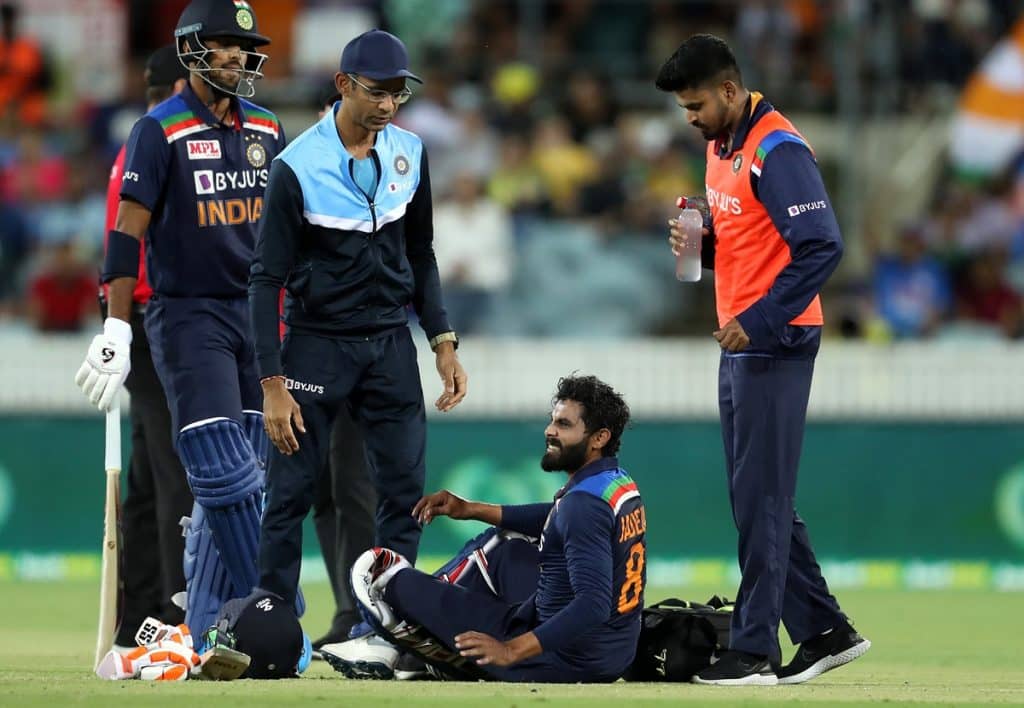 Jadeja suffered a blow in the T20 series against Australia. 