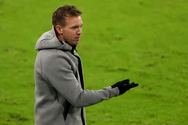 Julian Nagelsmann warns his players before the decider match against Manchester United