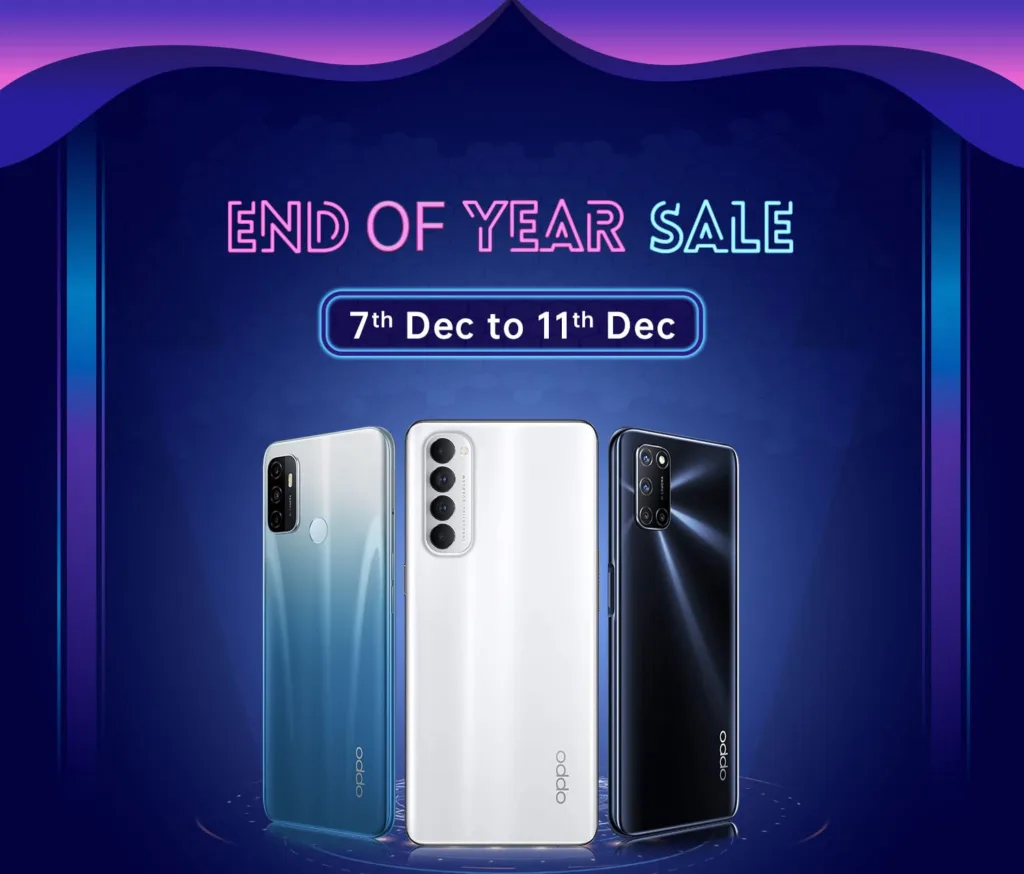 Oppo End of The Year Sale on Amazon India | Phones from Rs. 8,490