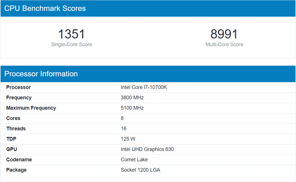11 Intel Rocket Lake CPU Benchmark leaked, has 8 Cores and 16 threads