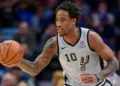 DeMar DeRozan is the shooting guard for San Antonio Spurs.