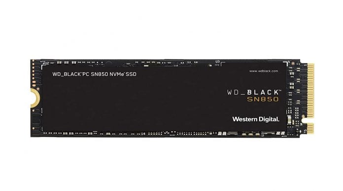 WD Black SN850 500GB PCIe Gen 4 SSD with up to 7000MB/s speeds available with ₹ 1,000 discount