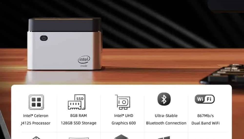World’s smallest Mini PC GMK NucBox powered by Intel Celeron J4125 available for $199.99