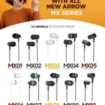 Arrow launches affordable MX wired earphones in India – A must-have for all music lovers