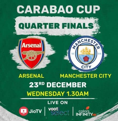 Arsenal vs Manchester City Creative Carabao Cup Quarter Finals: Can The Gunners Redeem Themselves against Citizens?