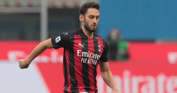 Calhanoglu 1 Calhanoglu's agent to fly in to Milan to negotiate contract today