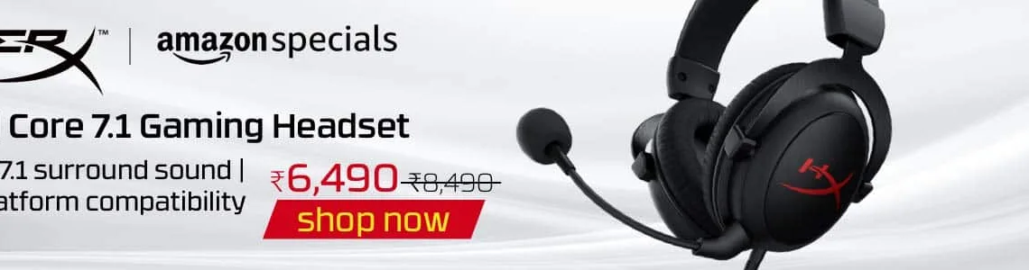 HyperX Cloud Core and Cloud II Gaming Headsets discounted on Amazon Grand Gaming days