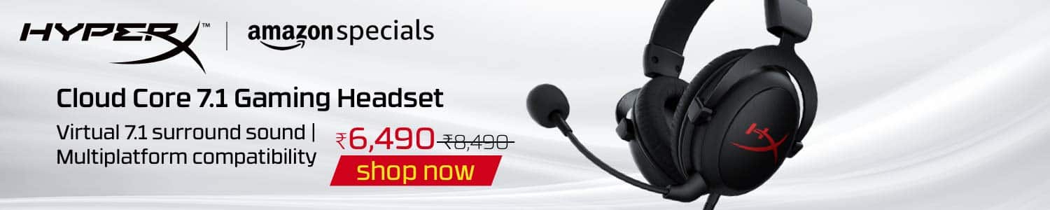 HyperX Cloud Core and Cloud II Gaming Headsets discounted on Amazon Grand Gaming days