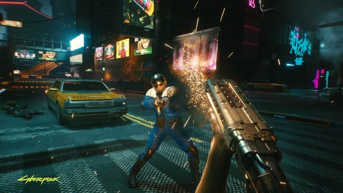 Cyberpunk2077 Party at night RGB en e04dd18a Cyberpunk 2077 performs extremely well with NVIDIA's raytracing and DLSS
