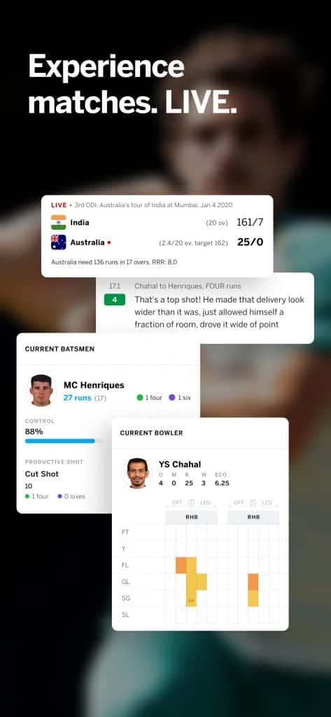 ESPNCricinfo App 2 Cricket is back, and ESPNcricinfo’s all-new app is the all-round match companion you will ever need
