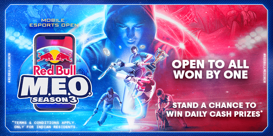 Red Bull M.E.O. 2020 India - World Cricket Championship National Final along with Top Sports personalities, Influencers, and Pro-Gamers to take place on 13th December