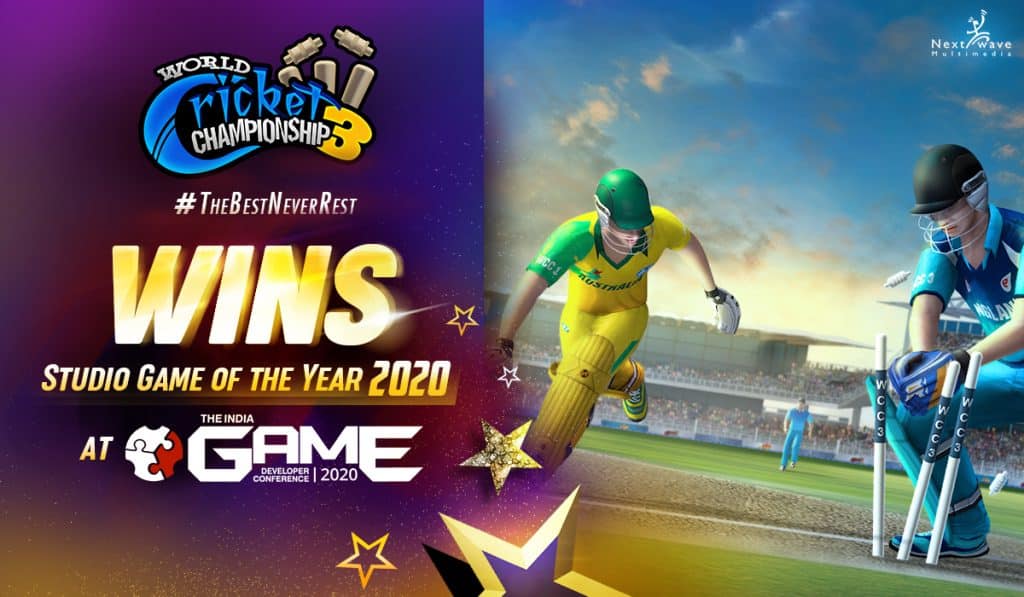 World Cricket Championship 3 wins IGDC “Studio Game of the Year”