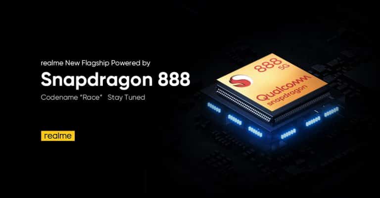 Qualcomm Snapdragon 888 powered Realme smartphone codenamed “Race” teased to launch soon