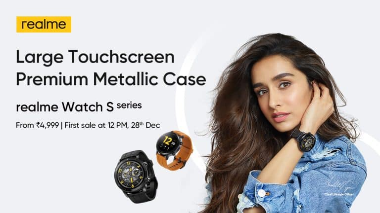 Realme Watch S Pro & Watch S Launched in India with Circular Dial, SpO2 Monitor