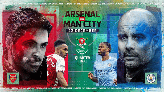 Carabao Cup Quarter Finals: Can The Gunners Redeem Themselves against Citizens?