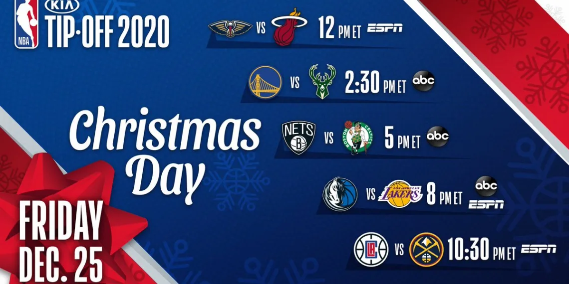NBA Christmas Day Schedule.
