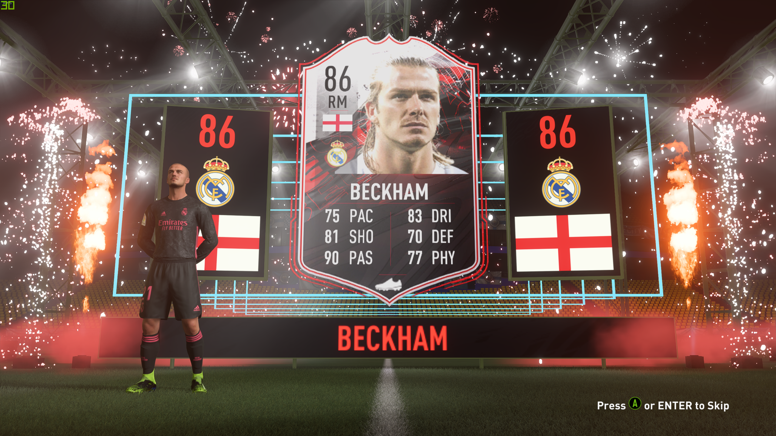 FIFA 21: Get your free 86-rated David Beckham now!