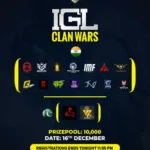 Indian Gaming League (IGL) to host “IGL Clan Wars” on 16th December 2020