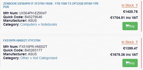 Intel Core i7 11370H Tiger Lake H CPU in ASUS TUF Gaming Zenbool Notebooks ASUS’s next-gen TUF Gaming Laptop spotted powered by Intel Tiger Lake-H Core i7-11370H CPU