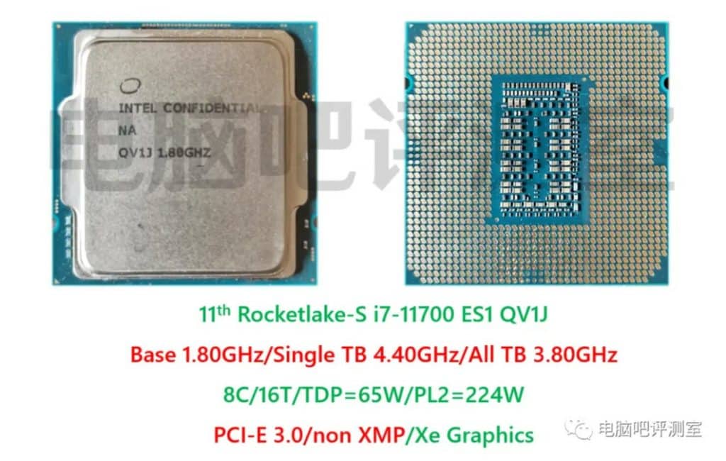 Intel's upcoming Core i9-11900, Core i7-11700K, Core i7-11700 CPU specs leaked