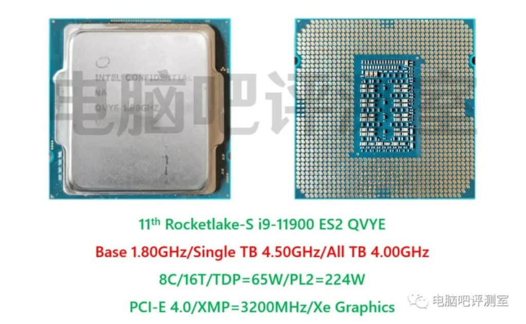 Intel's upcoming Core i9-11900, Core i7-11700K, Core i7-11700 CPU specs leaked
