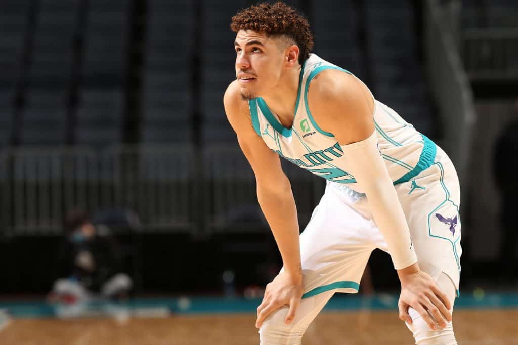 LaMelo Ball played his first game for the Hornets.