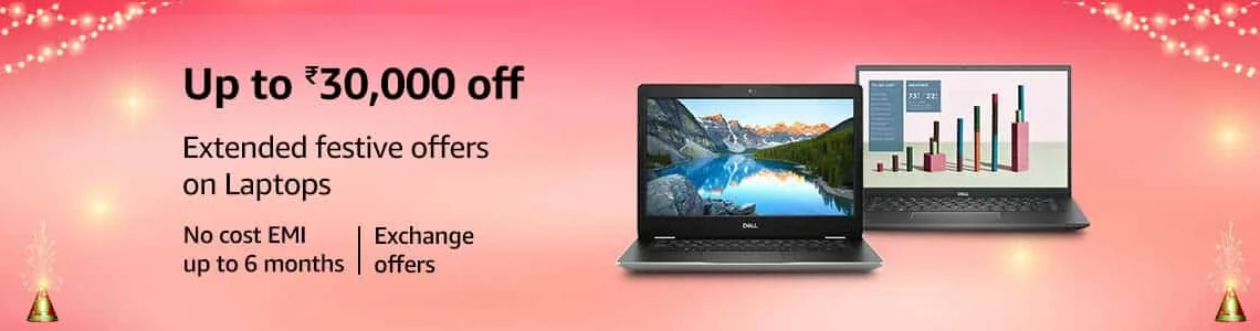 Best laptop deals on Amazon India: up to ₹ 30,000 off and No Cost EMI