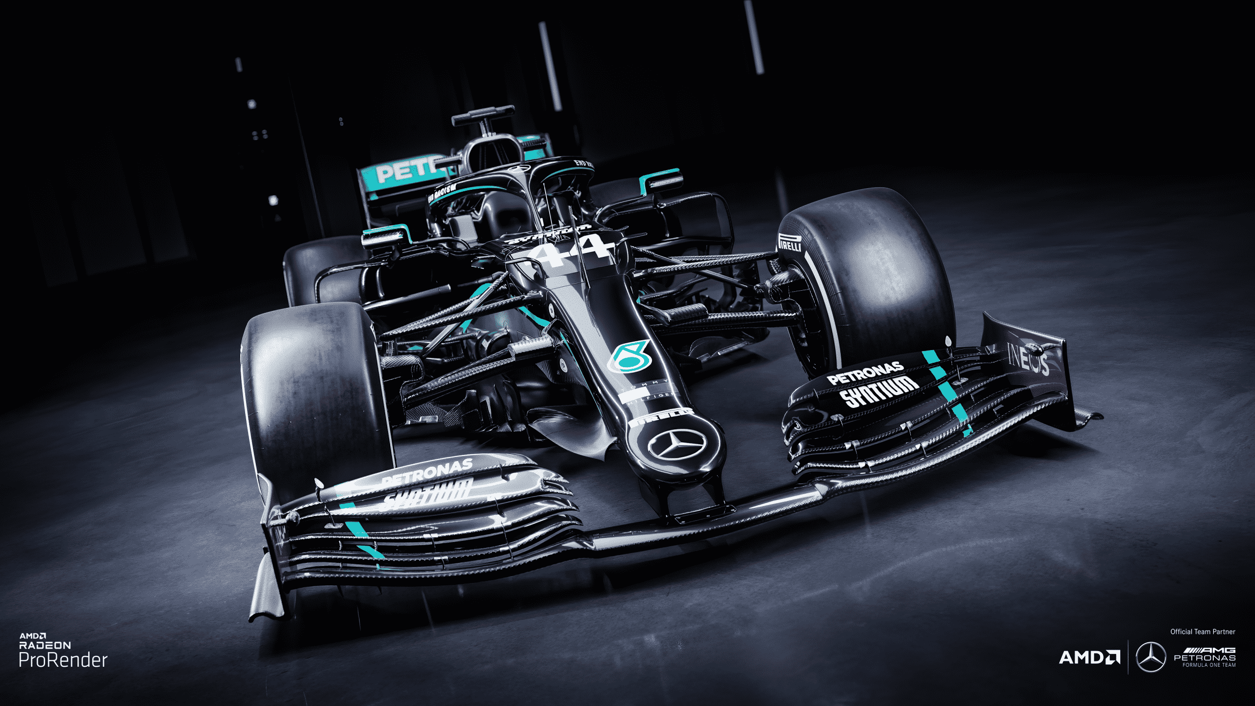 AMD shows stunning Mercedes Formula One Racecar 3D renders with AMD Radeon ProRender 2.0