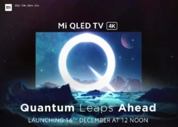 Mi TV Q1 55-inch 4K QLED Retail Box image leaked one day before its launch: Box Price, Specs, and Features Revealed