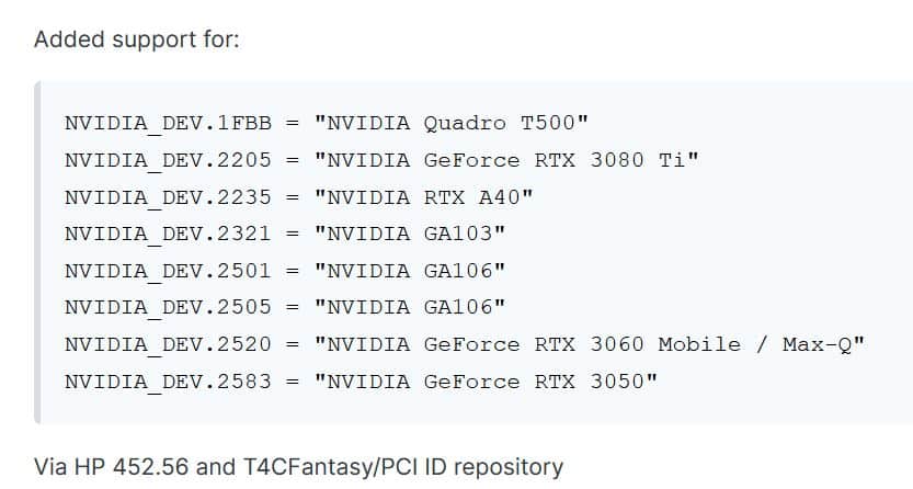 NVIDIA RTX 3080 Ti Spotted In HP Drivers Nvidia RTX 3080 Ti appears in HP drivers