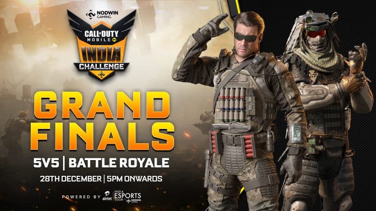 Call of Duty Mobile India Challenge Finalists announced