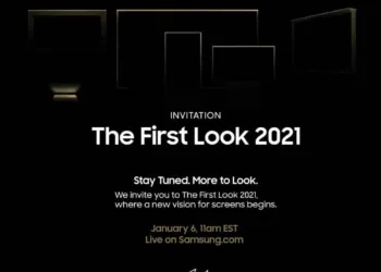 Samsung's 'First Look 2021' event to unveil new display technology along with some new products on 6th January