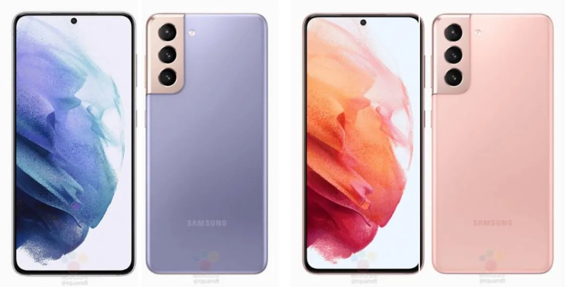 Samsung Galaxy S21 official images leak, to launch in four colour combinations