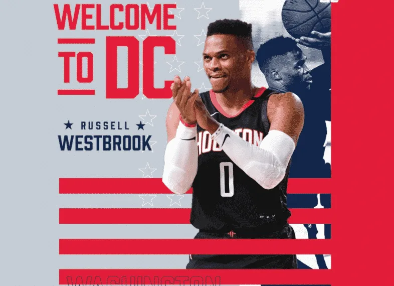 Washington Wizards welcome Russell Westbrook to their squad.