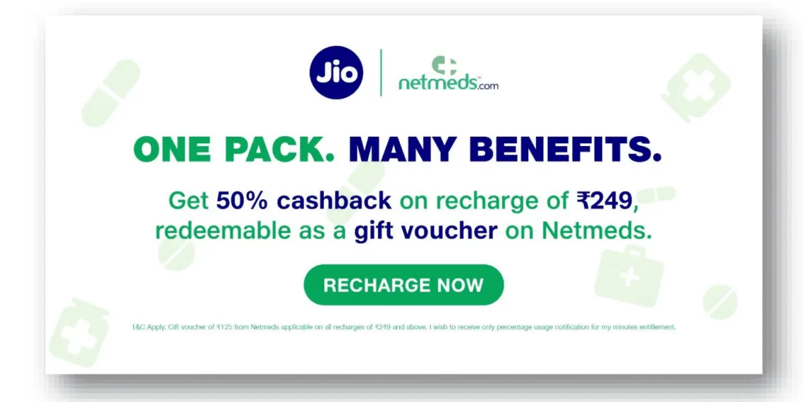 All you need to know about the Jio + Netmeds Offer