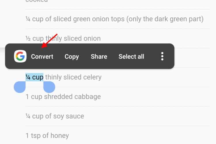 Android’s Smart Selection Tool now supports Unit Conversions: How to access it?