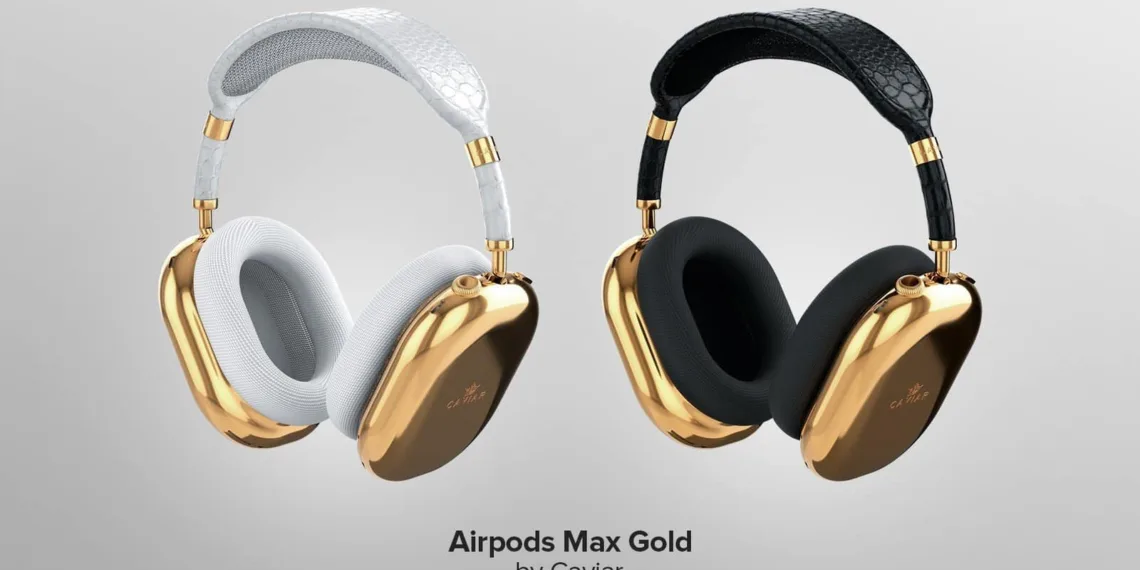Caviar launches the Custom Edition of AirPods Max with Gold Plating