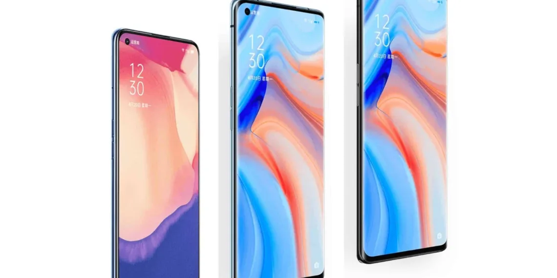 OPPO Reno5 series smartphones display design revealed: Reno5, Reno5 Pro, Reno5 Pro+