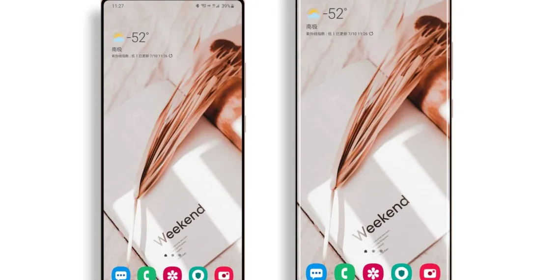 Samsung Galaxy S22 patent shows Invisible Selfie Camera