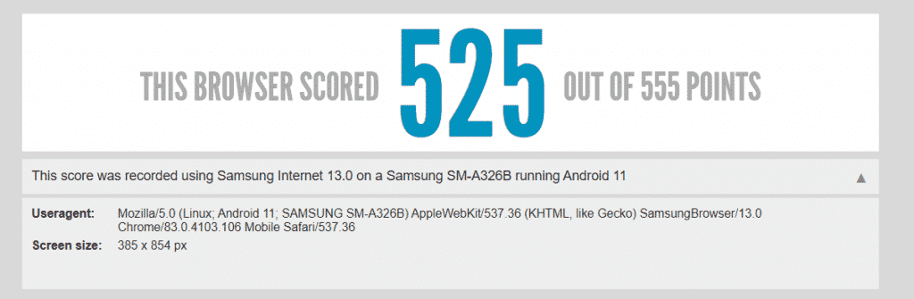 gsmarena 001 Samsung Galaxy A32 5G arrives on HTML5 Test benchmark revealing some specs