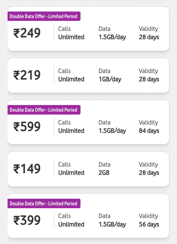 image 12 Vodafone Idea (VI) launches new Rs 399 plan which offers 40GB data per month